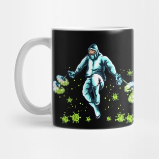 Fight Againts Covid Illustration Mug